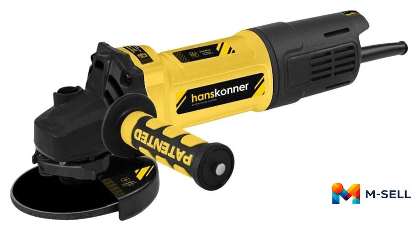 Угловая шлифмашина Hanskonner HAG13125TJE - Изображение №1 — Мульти e-магазин M-SELL