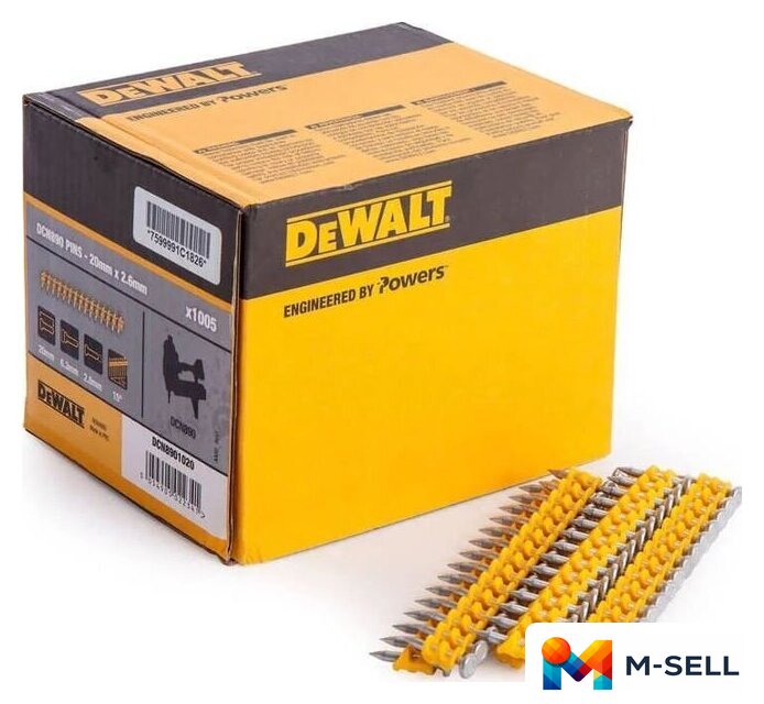 Гвозди для пистолета DeWalt DCN8901035 - Изображение №2 — Мульти e-магазин M-SELL