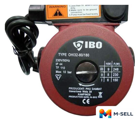 Циркуляционный насос IBO OHI 32-80/180 - Изображение №1 — Мульти e-магазин M-SELL