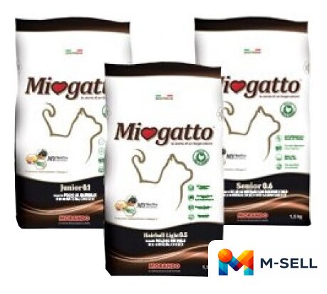 Сухой корм для кошек Miogatto Sterilized 0.6 Chicken 10 кг - Изображение №1 — Мульти e-магазин M-SELL