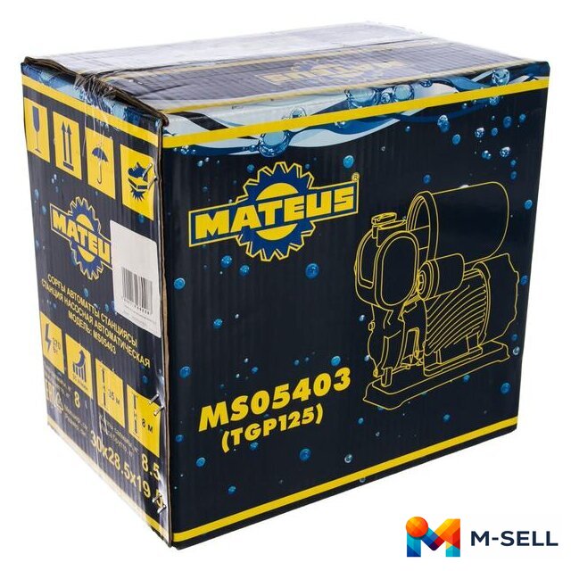 Насосная станция Mateus TGP 125 - Изображение №5 — Мульти e-магазин M-SELL