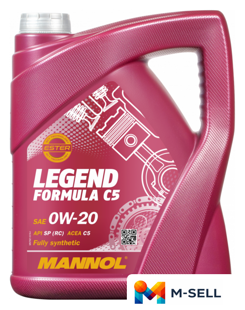Моторное масло Mannol Legend Formula C5 0W-20 5л - Изображение №1 — Мульти e-магазин M-SELL