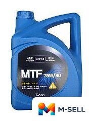 Трансмиссионное масло Hyundai/KIA MTF Gear Oil 75W-90 6л - Изображение №1 — Мульти e-магазин M-SELL