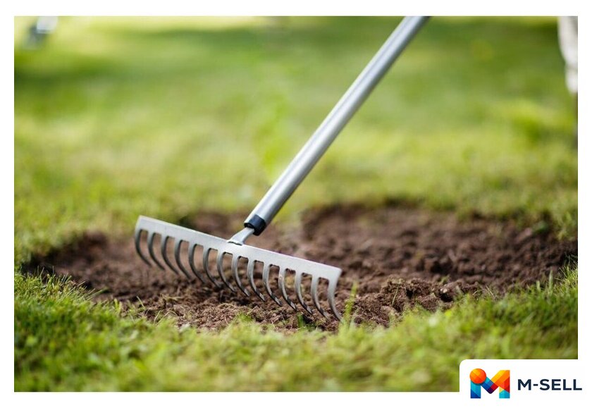 Грабли зубчатые Fiskars 1077113 - Изображение №4 — Мульти e-магазин M-SELL