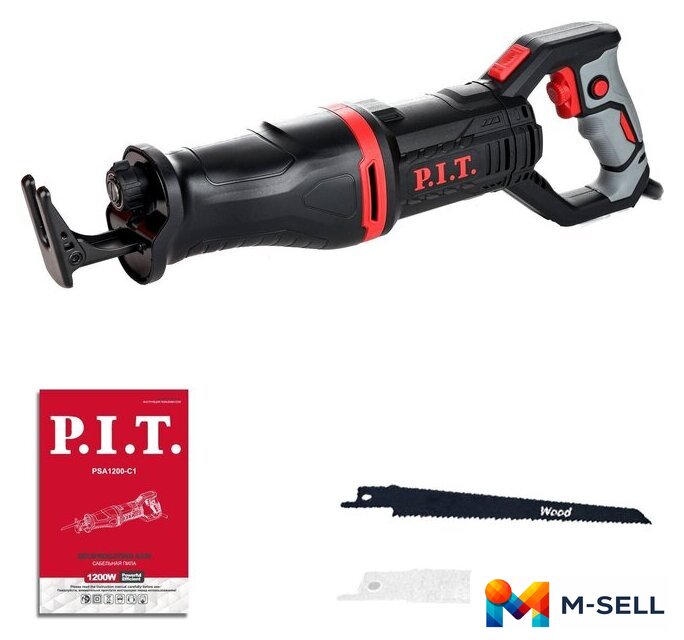 Сабельная пила P.I.T. PSA1200-C1 - Изображение №3 — Мульти e-магазин M-SELL
