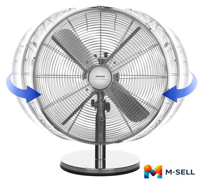 Вентилятор Sencor SFE 4040SL - Изображение №3 — Мульти e-магазин M-SELL