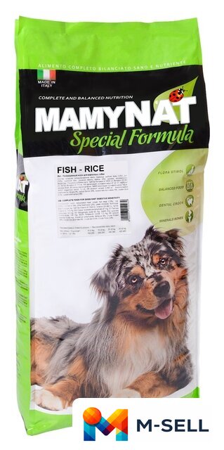 Сухой корм для собак MamyNat Fish and Rice 20 кг - Изображение №1 — Мульти e-магазин M-SELL