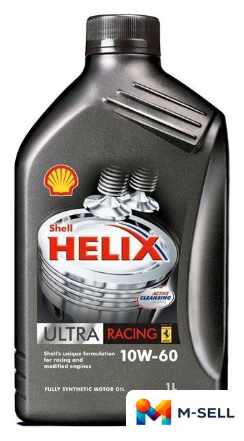 Моторное масло Shell Helix Ultra Racing 10W-60 1л - Изображение №1 — Мульти e-магазин M-SELL