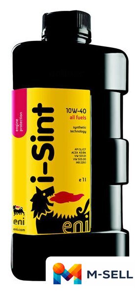 Моторное масло Eni i-Sint 10W-40 4л - Изображение №1 — Мульти e-магазин M-SELL