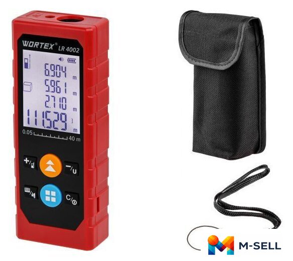 Лазерный дальномер Wortex LR 4002 1329388 - Изображение №1 — Мульти e-магазин M-SELL