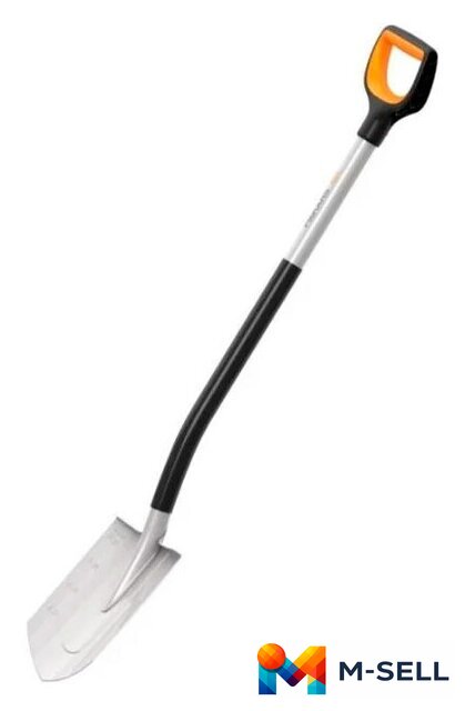 Лопата штыковая остроконечная Fiskars Xact 1066729 - Изображение №1 — Мульти e-магазин M-SELL