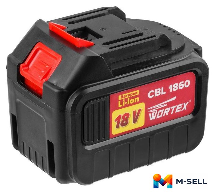 Аккумулятор Wortex CBL 1860 CBL18600029 (18В/6 Ah) - Изображение №1 — Мульти e-магазин M-SELL
