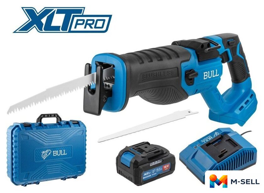 Сабельная пила Bull CSR 2118 E XLTpro Set 1325946 (с 1-им АКБ) - Изображение №1 — Мульти e-магазин M-SELL