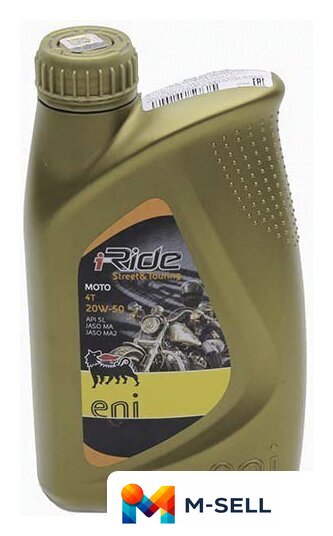 Моторное масло Eni i-Ride moto 20W-50 1л - Изображение №1 — Мульти e-магазин M-SELL