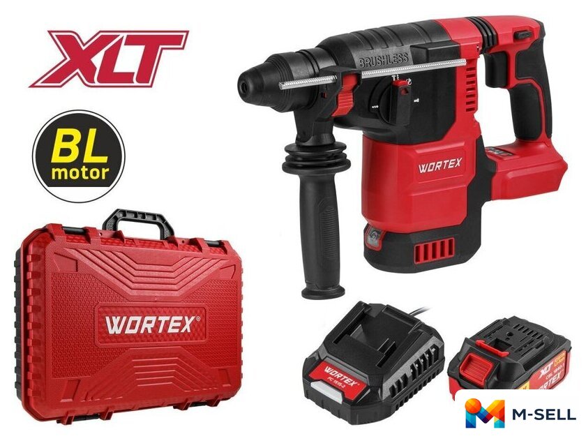 Перфоратор Wortex CRH 1822 Set 1334921 (с 1-им АКБ, кейс) - Изображение №1 — Мульти e-магазин M-SELL