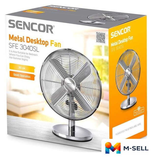 Вентилятор Sencor SFE 3040SL - Изображение №9 — Мульти e-магазин M-SELL