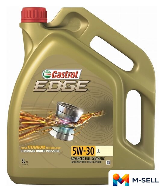 Моторное масло Castrol EDGE 5W-30 LL 5л - Изображение №1 — Мульти e-магазин M-SELL