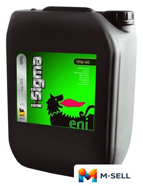 Моторное масло Eni i-Sigma top MS 10W-40 20л - Изображение №1 — Мульти e-магазин M-SELL