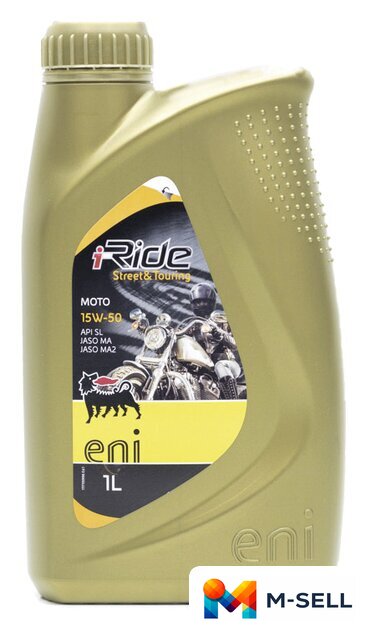 Моторное масло Eni i-Ride Moto 15W-50 1л - Изображение №1 — Мульти e-магазин M-SELL