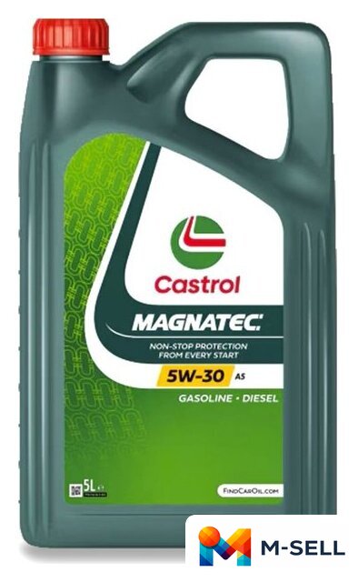 Моторное масло Castrol Magnatec A5 5W-30 5л - Изображение №1 — Мульти e-магазин M-SELL