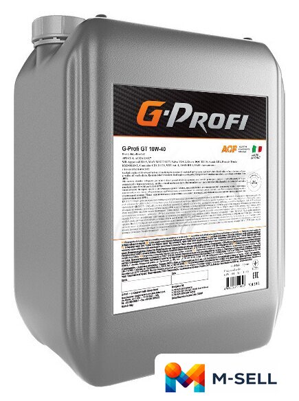 Моторное масло G-Energy G-Profi GT 10W-40 20л - Изображение №1 — Мульти e-магазин M-SELL