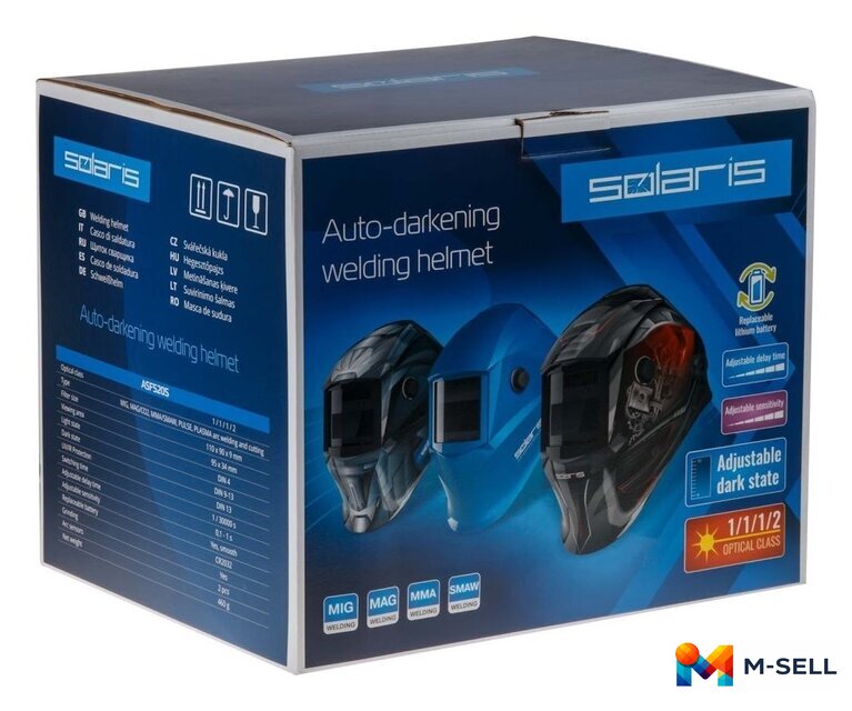 Сварочная маска Solaris ASF520S (Creator) - Изображение №6 — Мульти e-магазин M-SELL