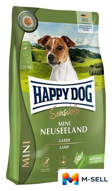 Сухой корм для собак Happy Dog Sensible Mini Neuseeland 10 кг - Изображение №1 — Мульти e-магазин M-SELL