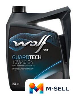 Моторное масло Wolf Guard Tech 10W-40 B4 5л - Изображение №1 — Мульти e-магазин M-SELL