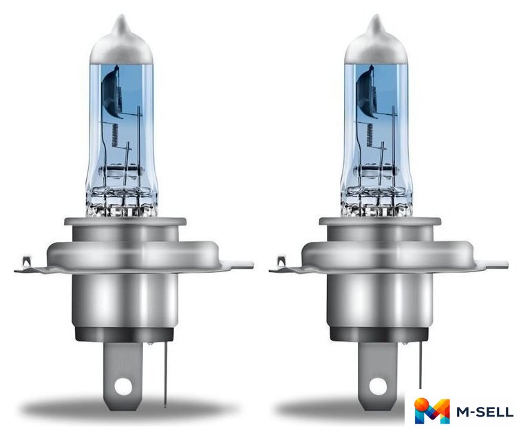 Галогенная лампа Osram Cool Blue Intense Next Gen H4 64193CBN-HCB (пластиковый бокс, 2 шт) - Изображение №2 — Мульти e-магазин M-SELL