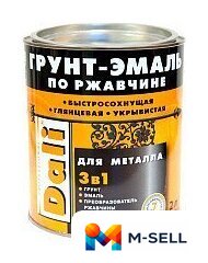 Грунт-эмаль Dali По ржавчине 3 в 1 2 л (коричневый) - Изображение №1 — Мульти e-магазин M-SELL