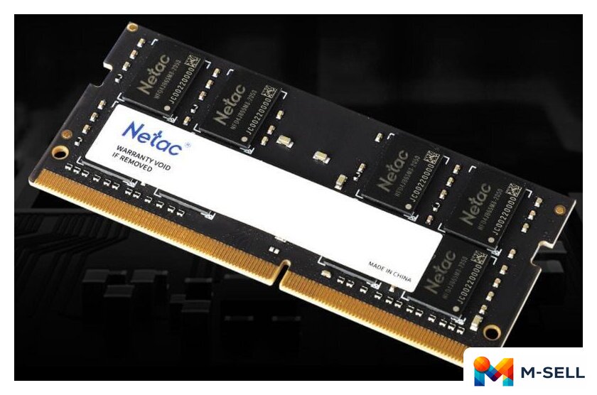 Оперативная память Netac Basic 16GB DDR4 SODIMM PC4-21300 NTBSD4N26SP-16 - Изображение №4 — Мульти e-магазин M-SELL