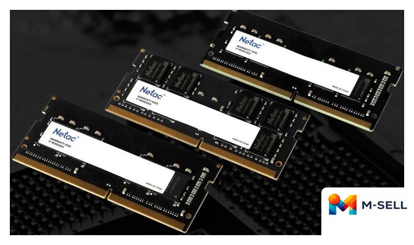 Оперативная память Netac Basic 16GB DDR4 SODIMM PC4-21300 NTBSD4N26SP-16 - Изображение №3 — Мульти e-магазин M-SELL