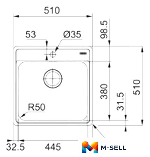 Кухонная мойка Franke BCX 210-51 TL - Изображение №2 — Мульти e-магазин M-SELL