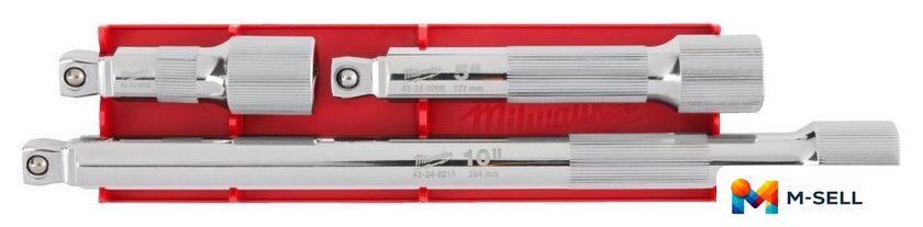 Набор удлинителей слесарных Milwaukee 4932480642 - Изображение №1 — Мульти e-магазин M-SELL