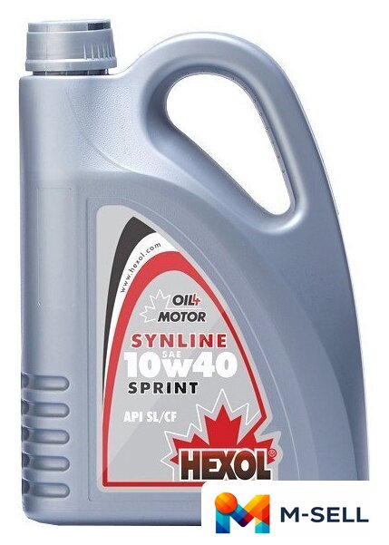 Моторное масло Hexol Synline Sprint 10W-40 5л - Изображение №1 — Мульти e-магазин M-SELL