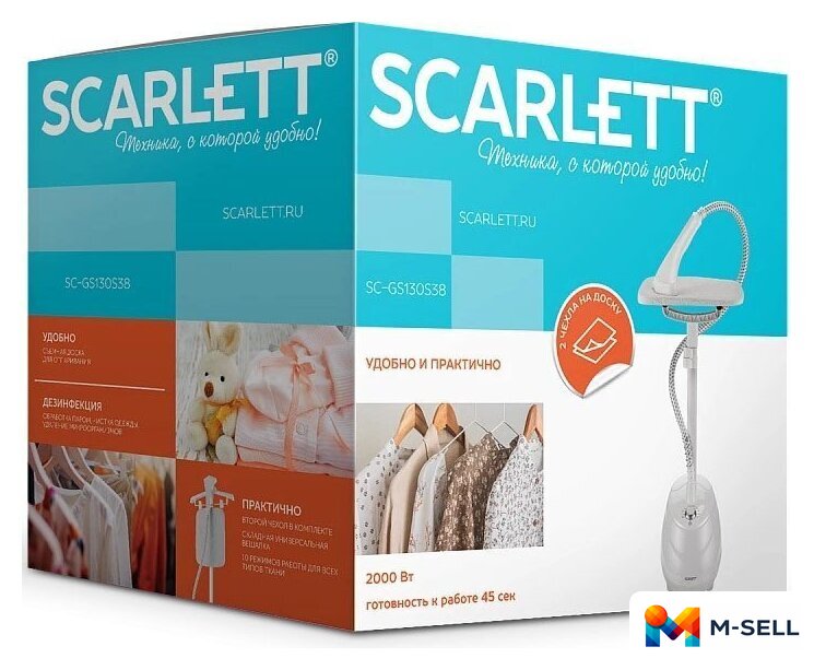 Отпариватель Scarlett SC-GS130S38 - Изображение №14 — Мульти e-магазин M-SELL