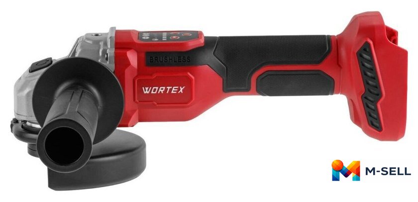 Угловая шлифмашина Wortex CAG 1812-2 SE Solo 1334918 (без АКБ) - Изображение №3 — Мульти e-магазин M-SELL
