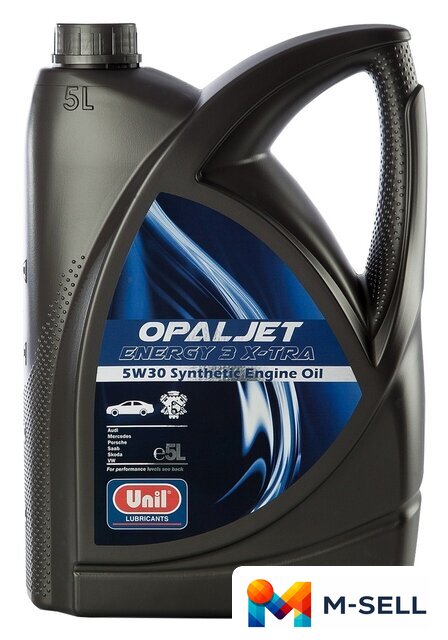 Моторное масло Unil Opaljet Energy 3 X-Tra 5W-30 5л - Изображение №1 — Мульти e-магазин M-SELL