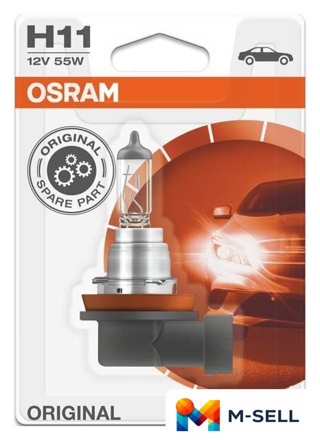 Галогенная лампа Osram H11 64211 1шт - Изображение №2 — Мульти e-магазин M-SELL
