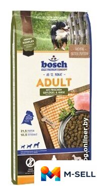Сухой корм для собак Bosch Adult Poultry & Spelt (Птица с Просо) 15 кг - Изображение №1 — Мульти e-магазин M-SELL
