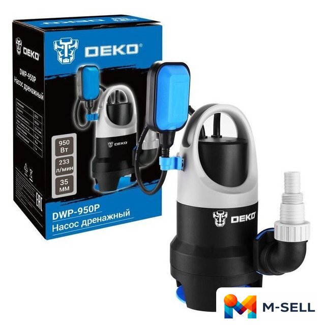 Дренажный насос Deko DWP-950P - Изображение №1 — Мульти e-магазин M-SELL