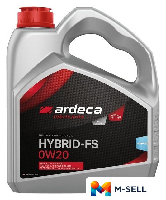 Моторное масло Ardeca HYBRID-FS 0W-20 5л - Изображение №1 — Мульти e-магазин M-SELL