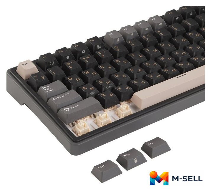 Клавиатура Royal Kludge R87 Pro Phantom (RK Cream) - Изображение №6 — Мульти e-магазин M-SELL