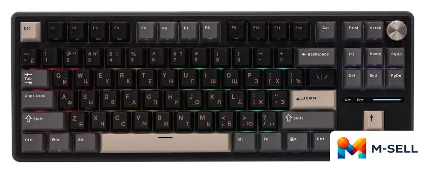 Клавиатура Royal Kludge R87 Pro Phantom (RK Cream) - Изображение №1 — Мульти e-магазин M-SELL