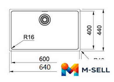 Кухонная мойка Franke FEX 110-60 - Изображение №2 — Мульти e-магазин M-SELL