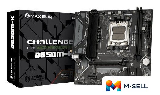 Материнская плата Maxsun Challenger B650M-K - Изображение №6 — Мульти e-магазин M-SELL