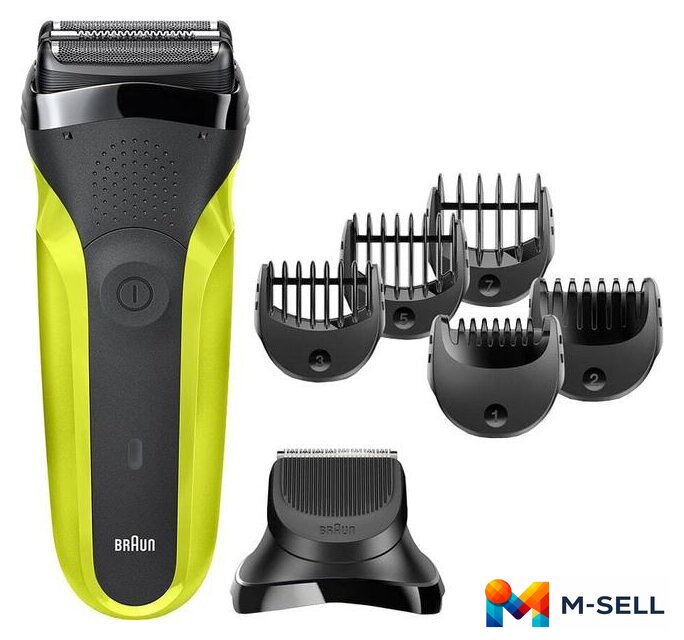 Электробритва Braun Series 3 Shave&Style 300BT (зеленый) - Изображение №1 — Мульти e-магазин M-SELL