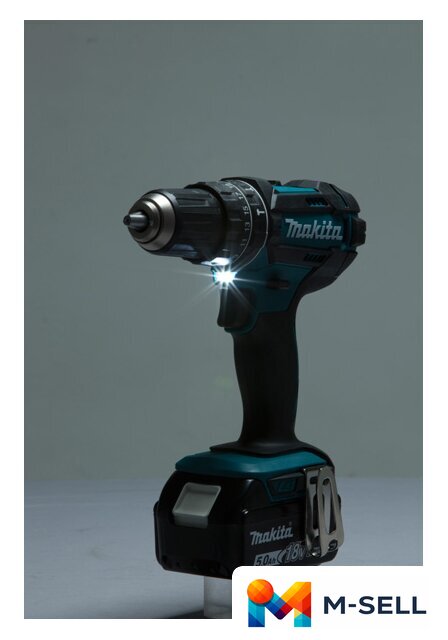 Ударная дрель-шуруповерт Makita DHP482Z (без АКБ) - Изображение №3 — Мульти e-магазин M-SELL