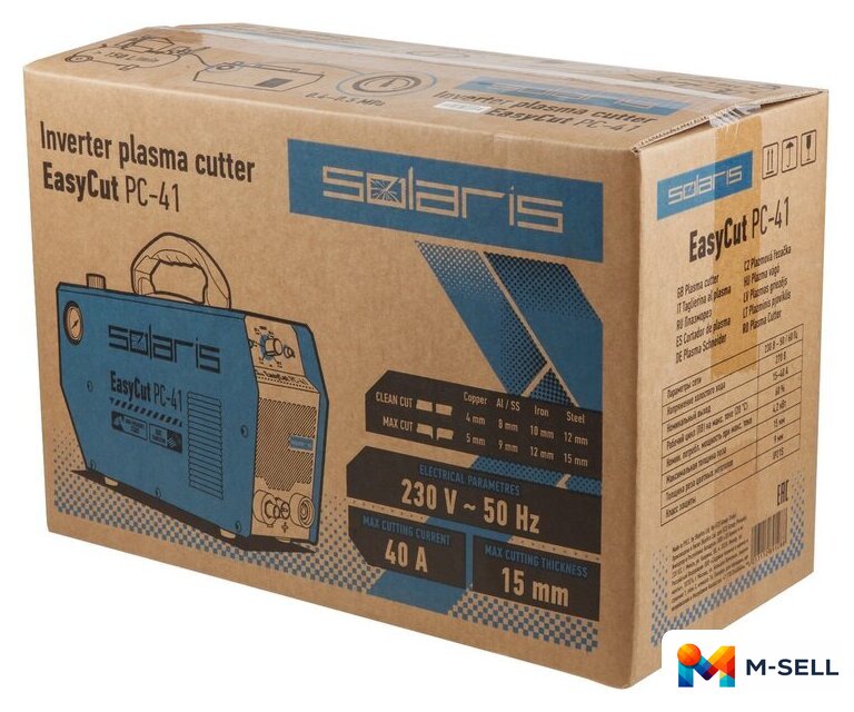 Аппарат плазменной резки Solaris EasyCut PC-41 - Изображение №2 — Мульти e-магазин M-SELL