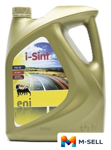 Моторное масло Eni i-Sint 0W-20 5л - Изображение №1 — Мульти e-магазин M-SELL